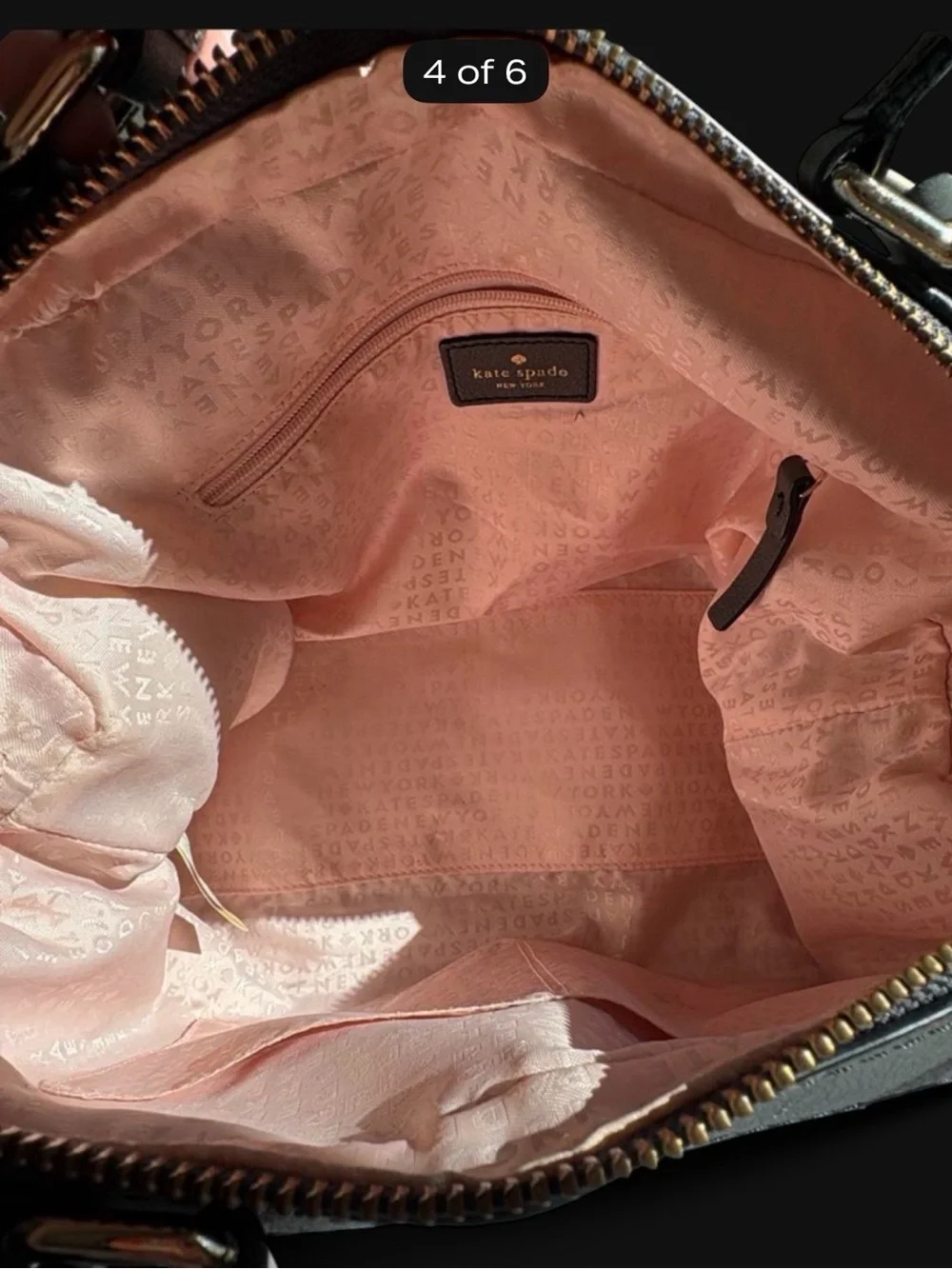 kate spade structured leather